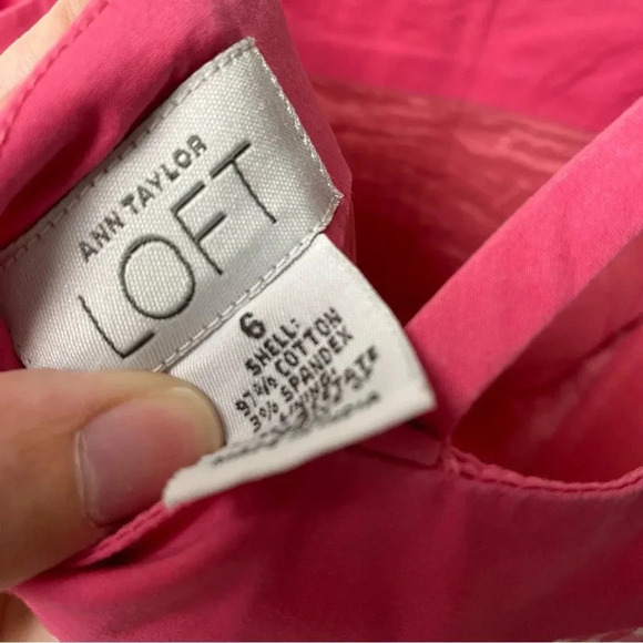 Loft Pink Y2K Checkered Gingham Spaghetti Strap Dress‎ Size 6 - Picture 5 of 5